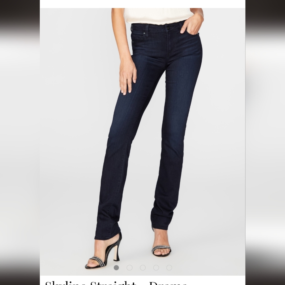 Paige Skyline Straight Jeans